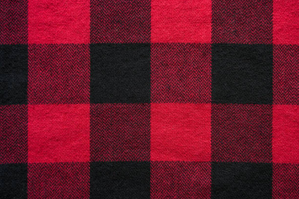 Black and Red Fabric in a Cage