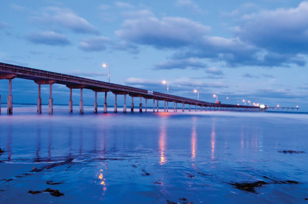 istock Morning Sunrise at Ocean Beach Pier 1165777660