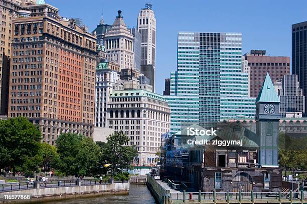 Nowy Jorkdolny Manhattan Battery Park - zdjęcia stockowe i więcej obrazów Architektura - Architektura, Battery Park, Bez ludzi