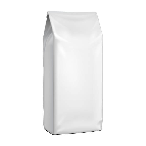 istock Blank Stand Up Pouch Snack Sachet Bag. Mock Up, Template. Illustration Isolated On White Background. Ready For Your Design. Product Packaging. Vector EPS10 1165784024