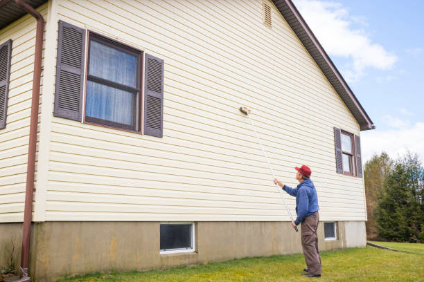 Homeowner washinghouse vinyl siding