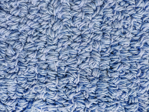 Close up shot loop pile chenille carpet