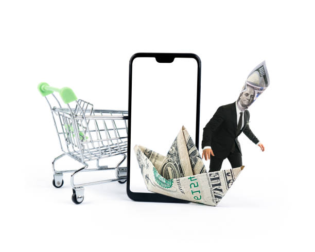 istock Dollar businessman online shopping 1165813478