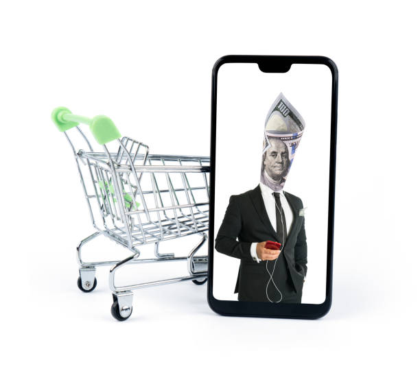 istock Dollar businessman online shopping 1165813961