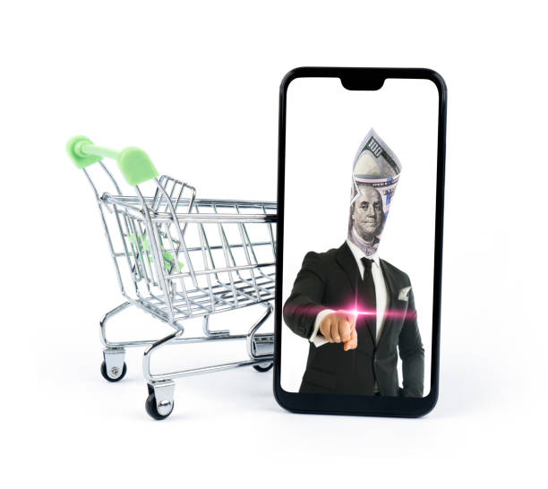 istock Dollar businessman online shopping 1165813968