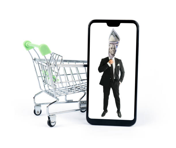 istock Dollar businessman online shopping 1165813969