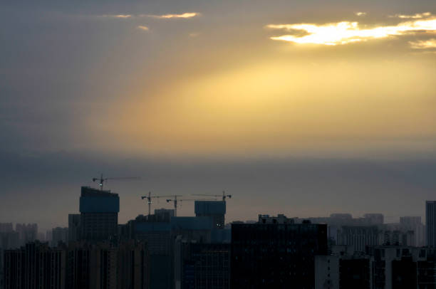 istock City skyline in sunrise,Chengdu,China 1165814066