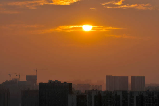 istock City skyline in sunrise,Chengdu,China 1165814072