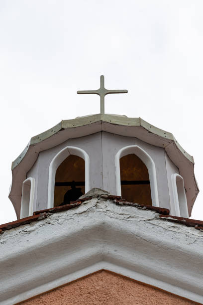 istock Small church in village 1165832628