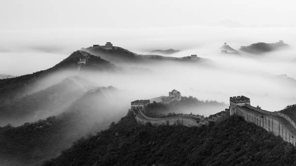 Great Wall of China The Jinshanling Great Wall in China is a spectacular sunrise. great wall of china photos stock pictures, royalty-free photos & images