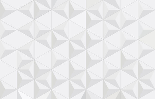 Abstract geometric white and gray background with triangles. Vector illustration. Abstract geometric white and gray background with triangles. Vector illustration. metal architecture abstract backgrounds stock illustrations