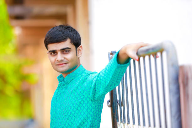 istock Young indian man on traditional clothing 1165849555