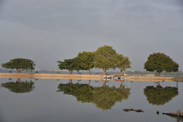 istock Hussain sagar lake, Hyderabad, India 1165849721