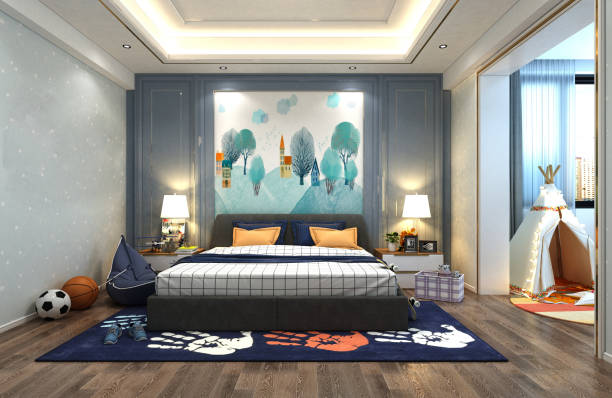 istock The room for the children. 3d rendering and illustration 1165857800