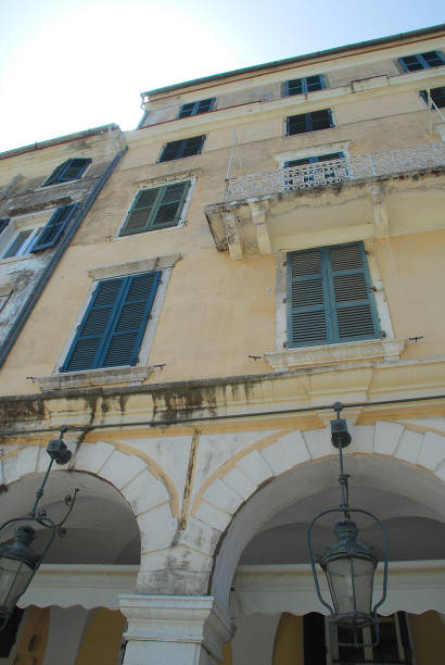The Liston in Corfunearby Spianada Square, Corfu-City (Greece)