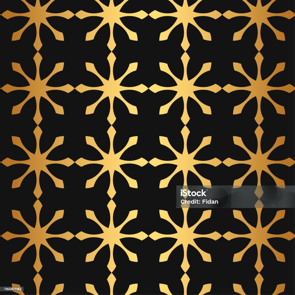 Gold Repeat Pattern Seamless Vector Golden Background 10 Eps Gold Repeat Pattern For Fabric ...