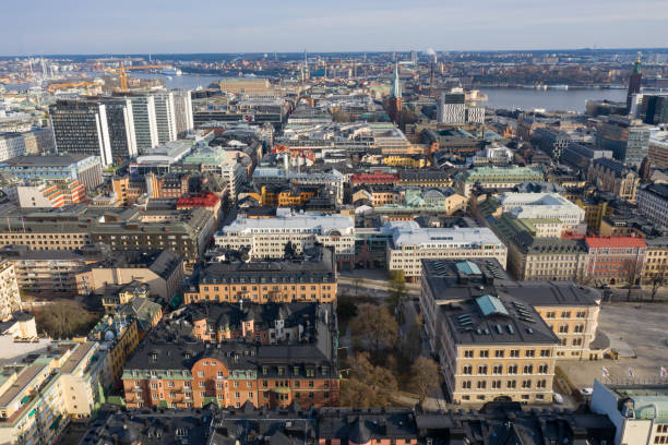istock Stockholm city seen from above 1165883689
