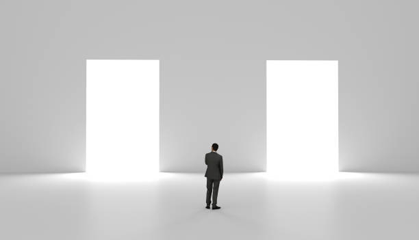 istock Businessman having to make a decision 1165886918