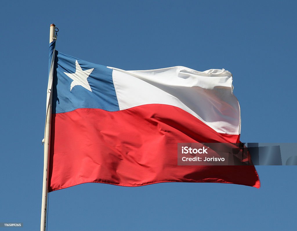 Bandera chilena - Foto de stock de Bandera chilena libre de derechos