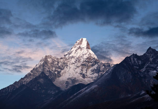 istock Ama Dablam Mount sunset view from Sagarmatha National Park, Nepal 1165894022