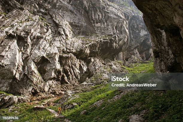 Felsschlucht Saugasse Berchtesgadener アルペンの書斎 - ハイキングのストックフォトや画像を多数ご用意 - ハイキング, 峡谷, 1人