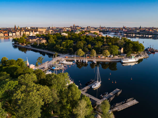 istock Aerial view over Stockholm 1165895223