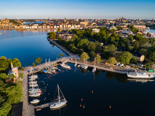 istock Aerial view over Stockholm 1165895848