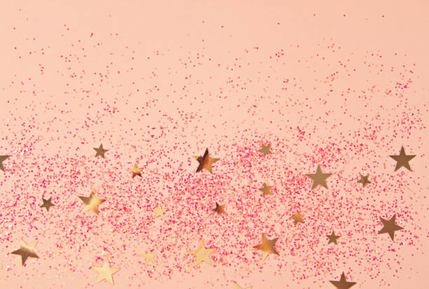 istock Abstract background made with colored paper and confetti 1165897427