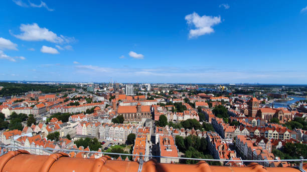 istock Top view on Gdansk, Poland 1165898562