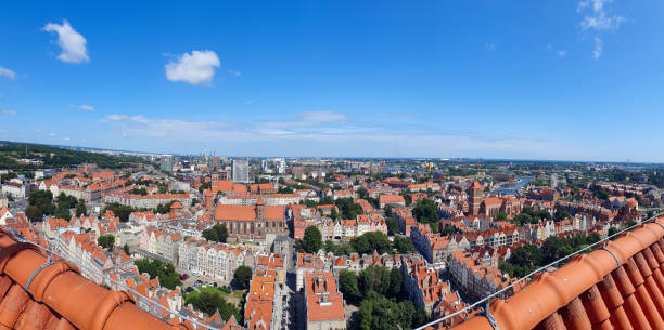 istock Top view on Gdansk, Poland 1165898587