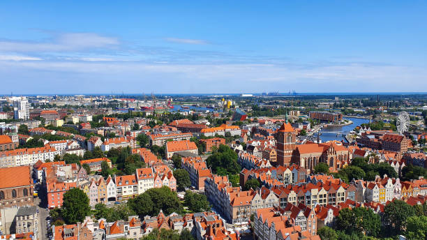 istock Top view on Gdansk, Poland 1165899122