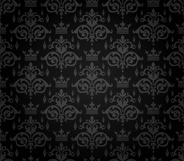 ilustraciones, imágenes clip art, dibujos animados e iconos de stock de negro oscuro fondo de pantalla - silk black backgrounds pattern