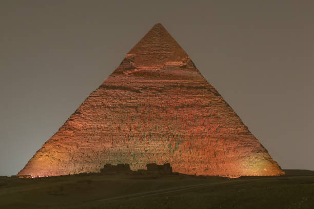 piramida khafre w kairze, egipt - chefren zdjęcia i obrazy z banku zdjęć