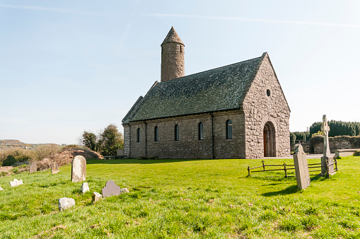 Saul Church, Downpatrick, Northern Ireland, originally founded by Saint Patrick in 432AD.