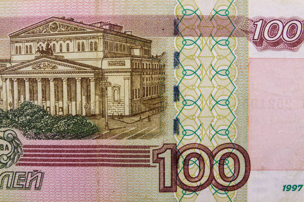 istock Macro shot of 100 russian rubles banknote 1165920018