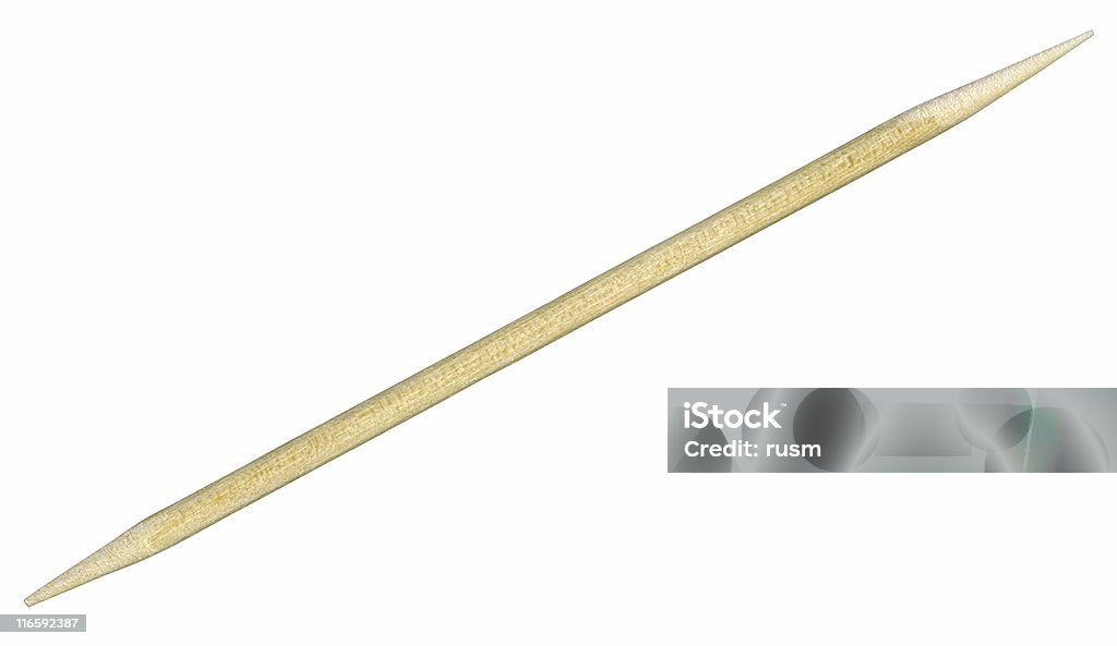 Toothpick isolated with clipping path on white background Toothpick isolated on white with clipping path Cocktail Stick Stock Photo