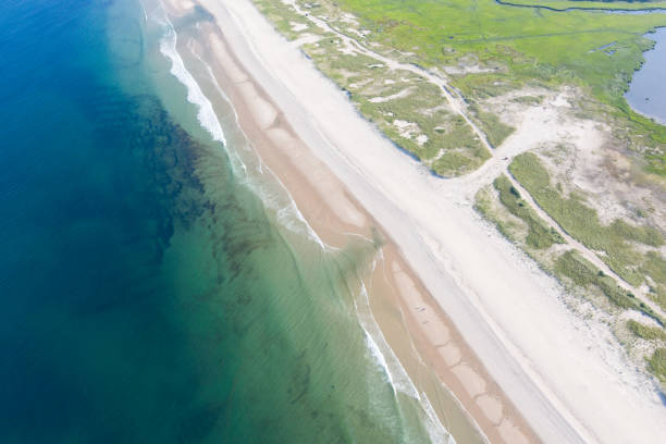 istock Aerial View of Cape Cod Beach and Ocean 1165923934