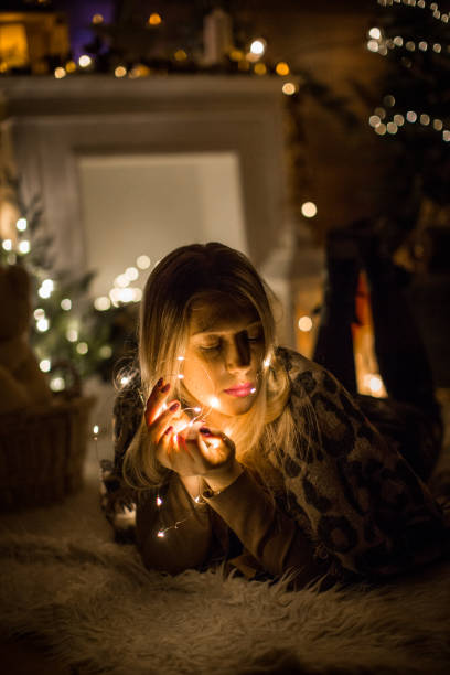 istock Christmas lights and home 1165930426