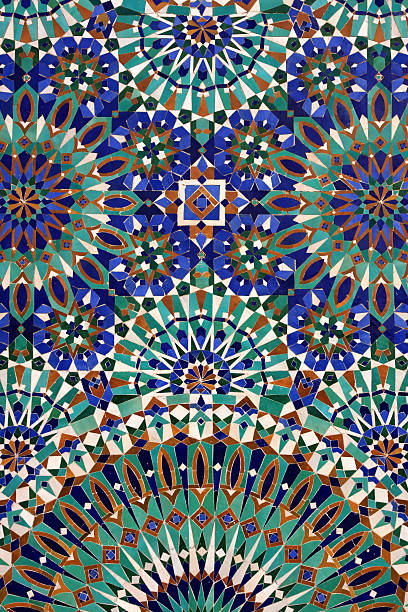 istock Tilework on fountain in mosque Hassan II, Casablanca 116593516