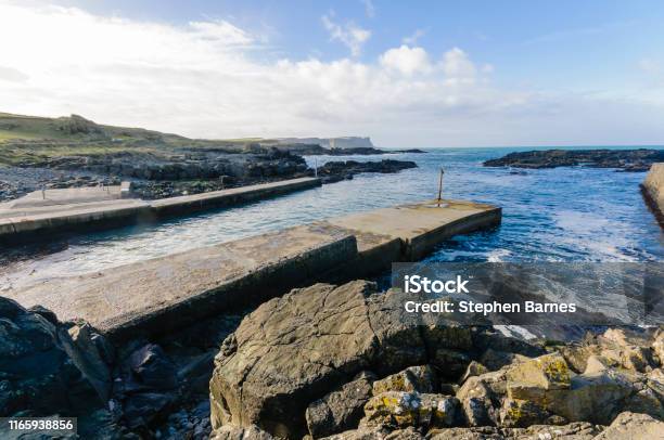 Dunseverick Harbour County Antrim Northern Ireland Stock Photo - Download Image Now