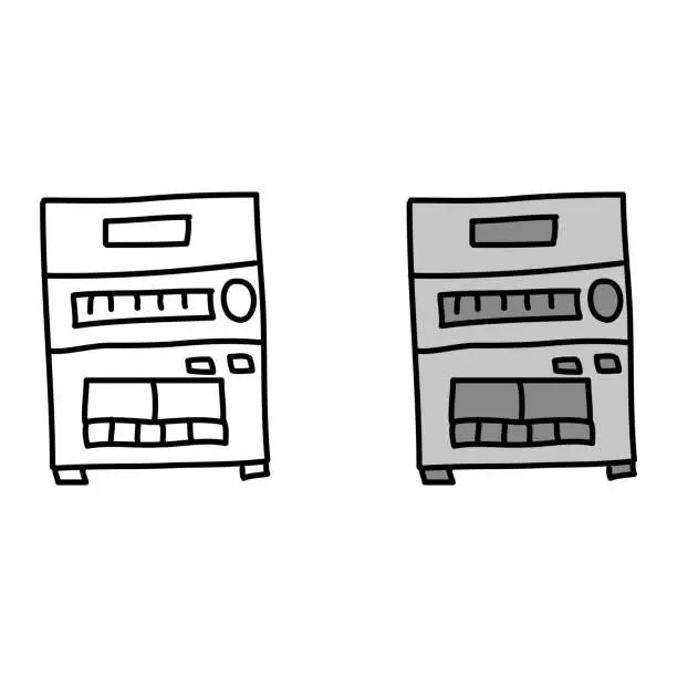 Vector illustration of Hi-fi