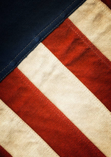 Macro of an American flag. Great background file.