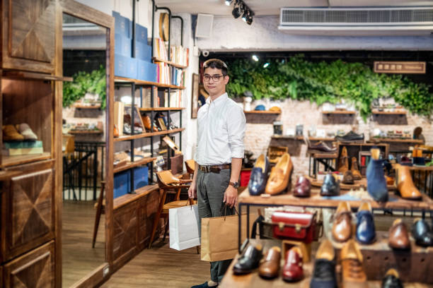 istock Luxury Shoe Shopping in Taipei 1165956536