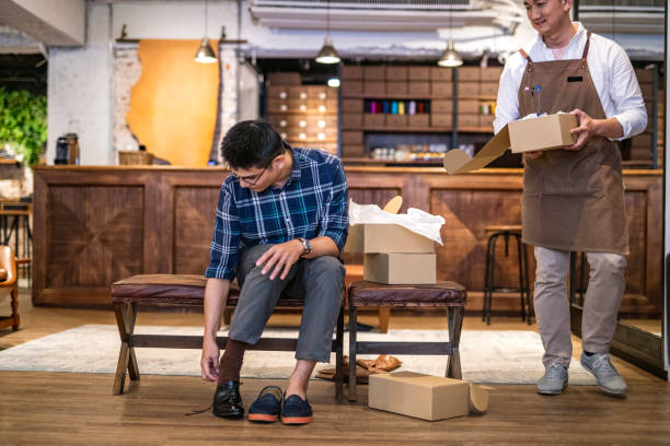 istock Luxury Shoe Shopping in Taipei 1165957738