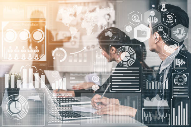 istock Big Data Technology for Business Finance Concept. 1165968509