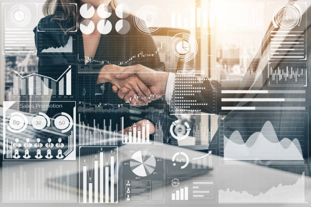 istock Big Data Technology for Business Finance Concept. 1165968645