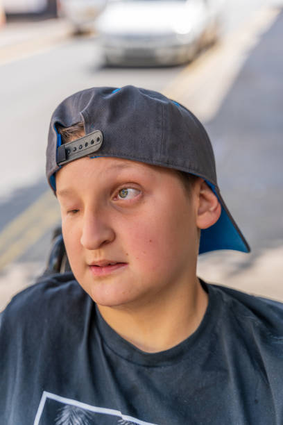 istock Disabled partially blind teenager 1165976242