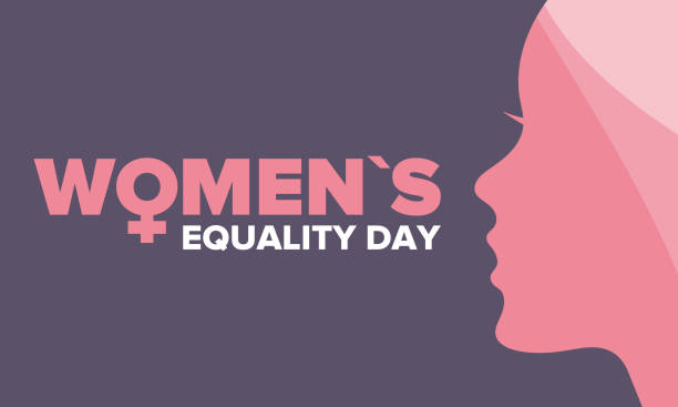 ilustrações de stock, clip art, desenhos animados e ícones de women's equality day in united states. female holiday, celebrated annually in august 26. women right history month. feminism concept. poster, greeting card, banner and background. vector illustration - dia