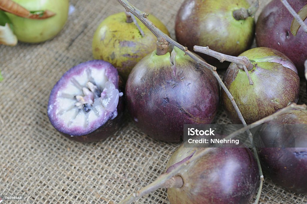 star apple, Chrysophyllum cainito, fruit Star apple,  Chrysophyllum Cainito Stock Photo