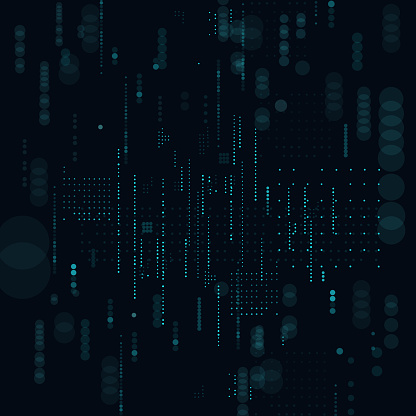 Dark Computer Computer Science Backgrounds Technological Dark Background Vector Illustrationmatrixbinary Computer ...